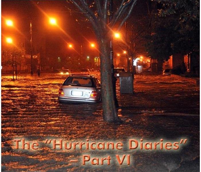 Flooded streets and cars – along with the water damage aftermath – could be the poster image for ANY hurricane.