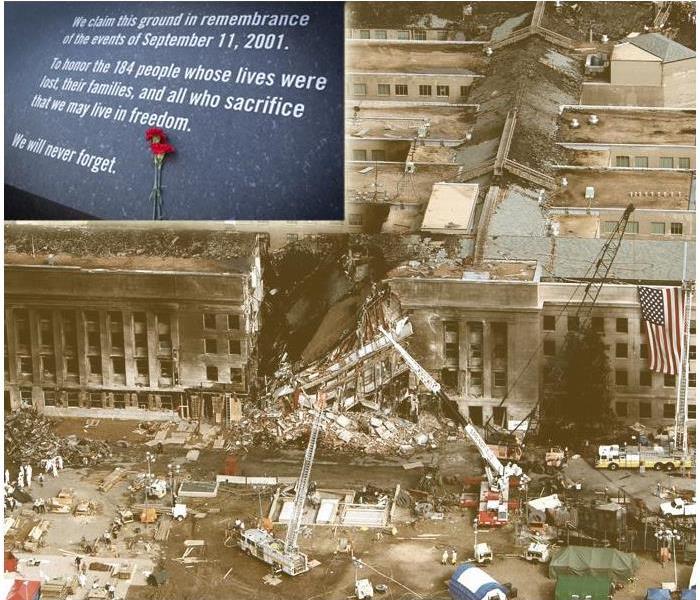 This was the scene that SERVPRO of Decatur/Forsyth encountered when they voluntarily stepped-up in the aftermath of 9-11.