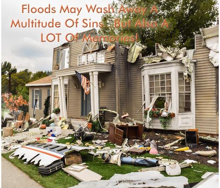While most possessions CAN be replaced, the damage of keepsakes & treasured family mementoes in any flood can be devastating!